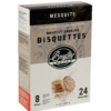 בריקטים מסקיט לעישון Mesquite של Bradley Smoker — אריזת 24 יחידות, מבט בזווית